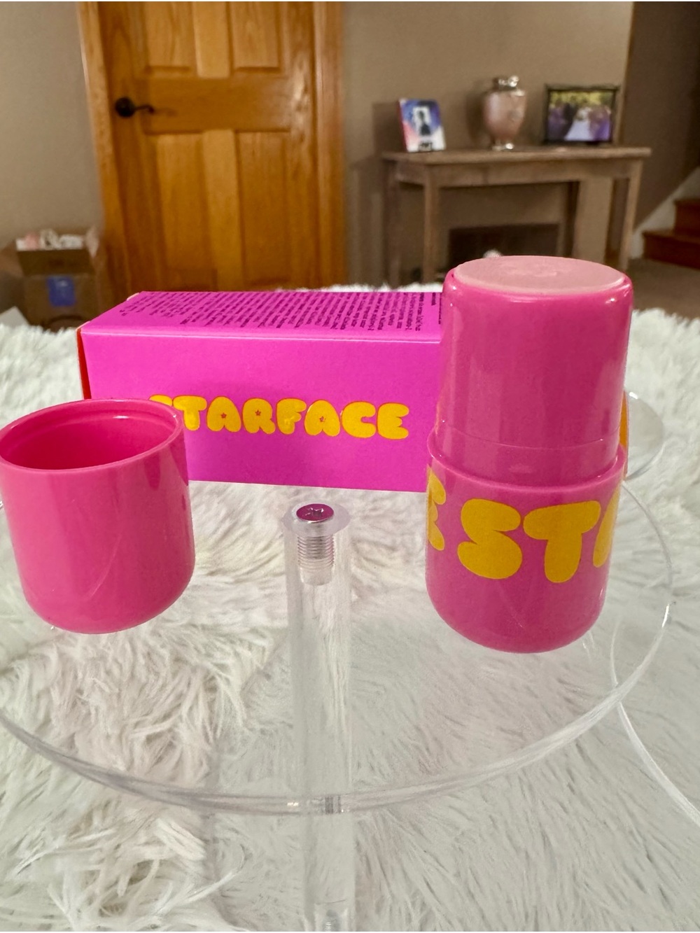 BRAND NEW - Starface Pink Lip Balm Stick - Hydrating Lip Care